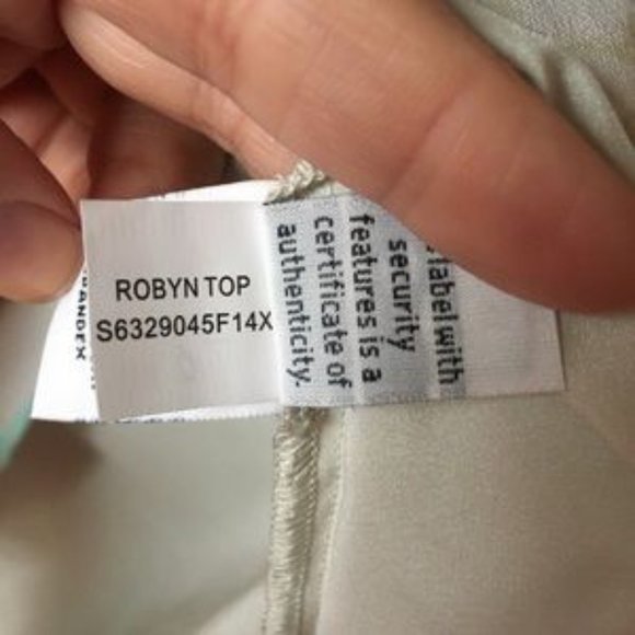 DVF Robyn spring marble top. Silk. - Picture 7 of 8